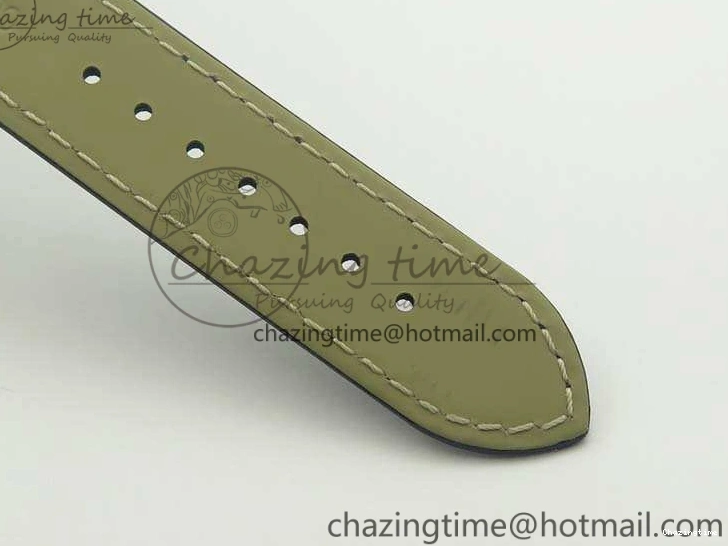 0106 Fashionable De Ville Prestige Real Power Reserve SS TW 1:1 Best Edition White Dial Blue Markers On Leather Strap A 8094